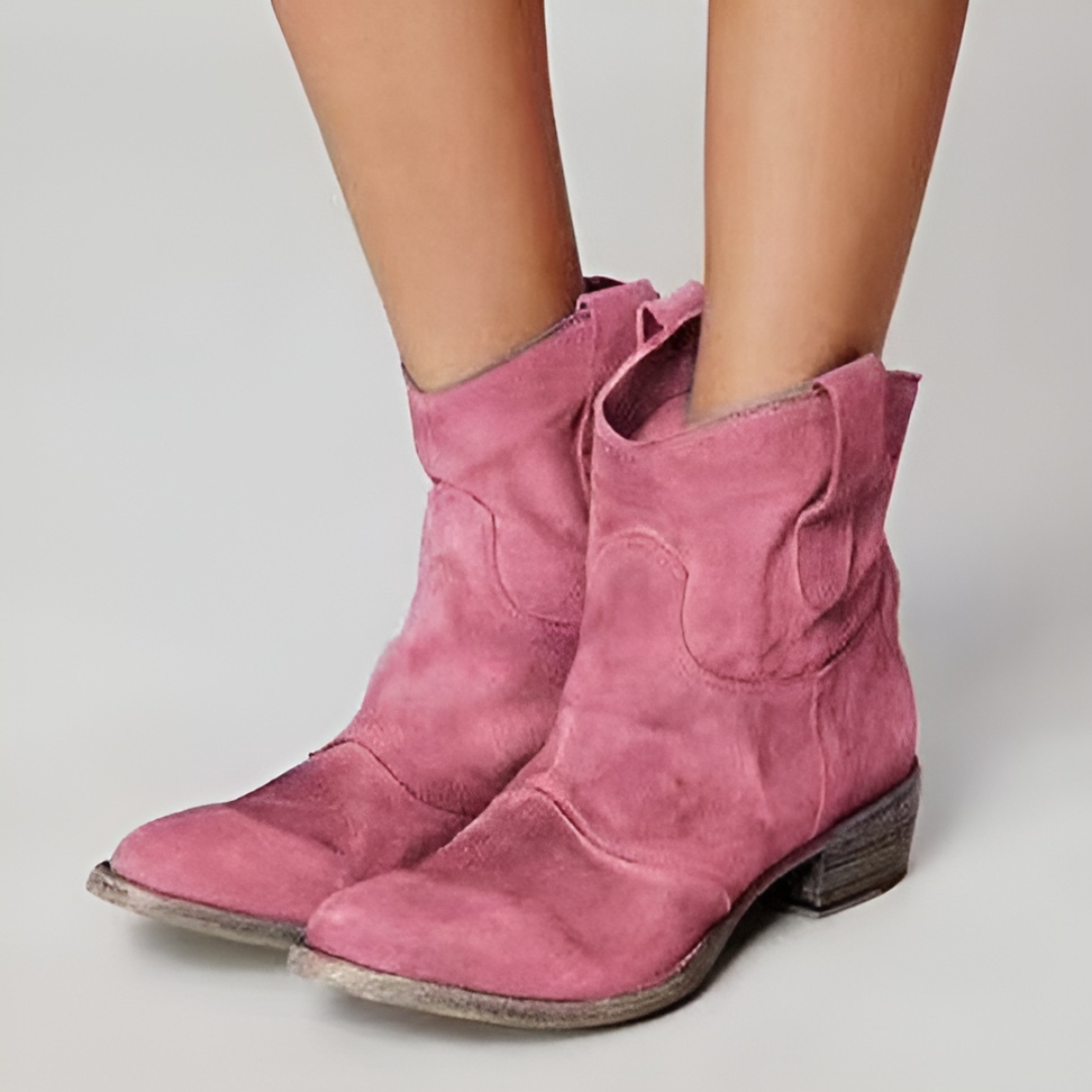 Alessia – Bottines en Daim
