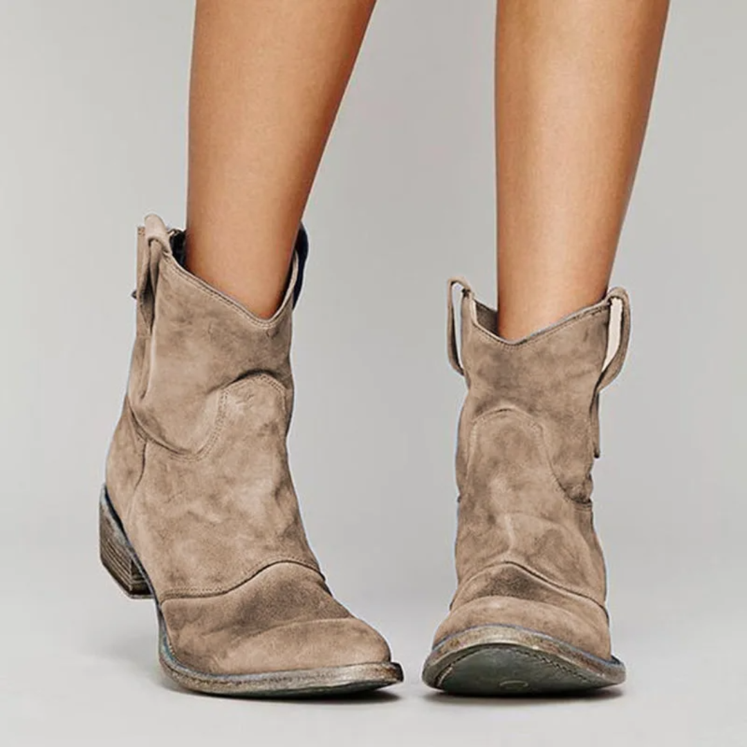 Alessia – Bottines en Daim