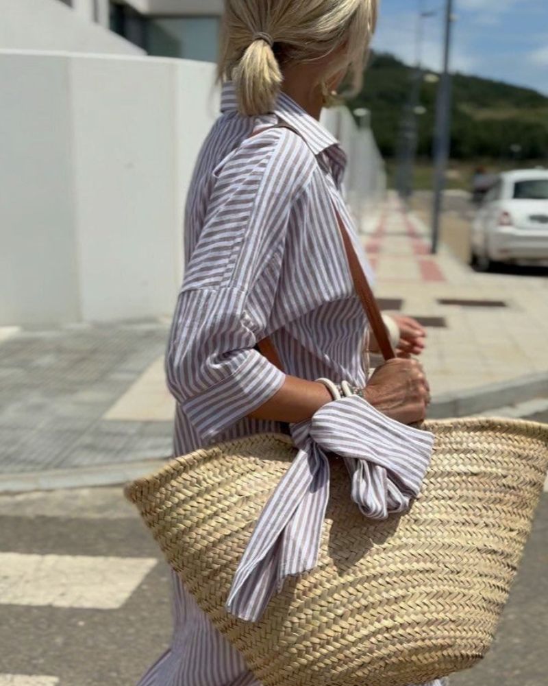 Laluna® Chemise Rayée Classique