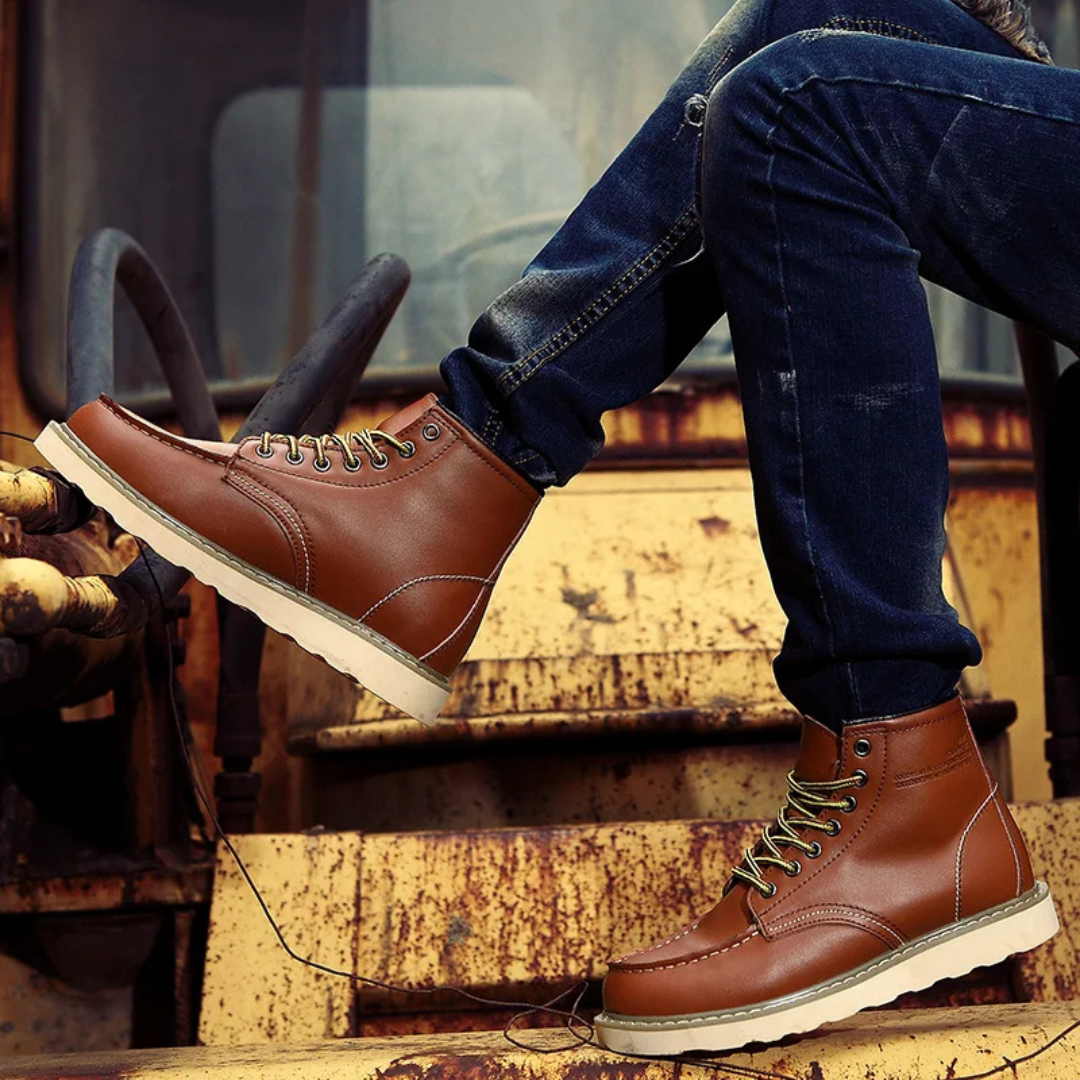 Cole™ | Bottes en cuir rétro