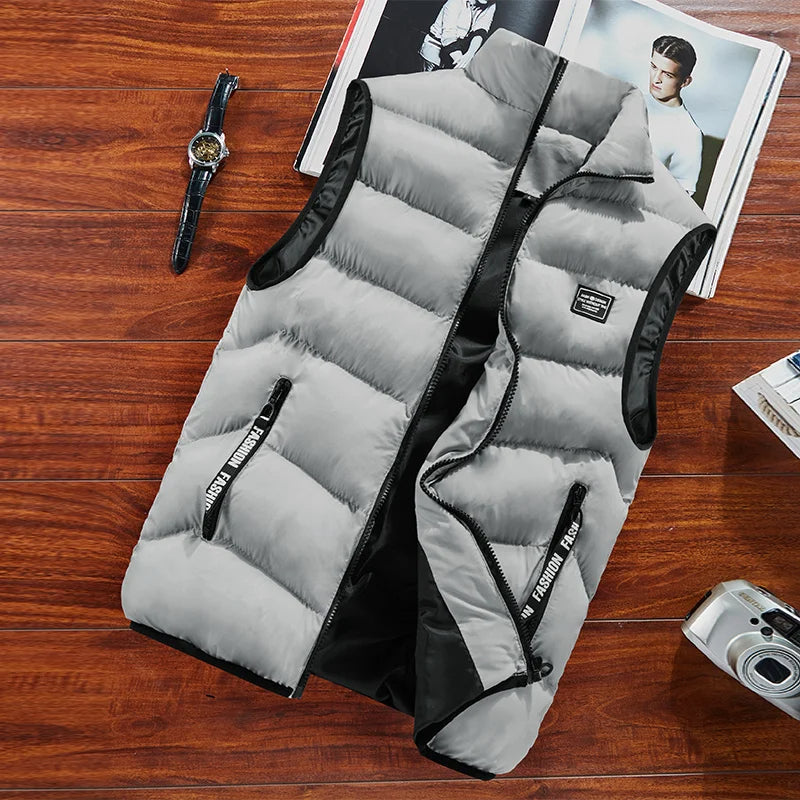Clarence Gilet Matelassé Homme – Sans Manches, Isolation Thermique & Fermeture Éclair