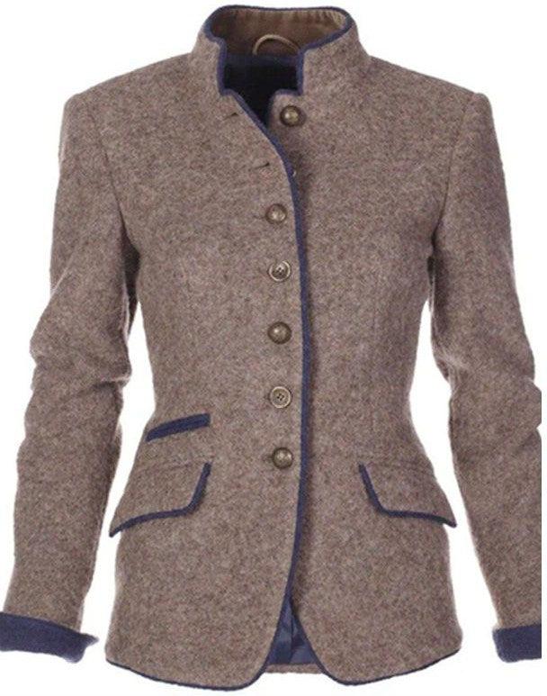 Valeria™ | Cardigan Élégant avec Col Haut