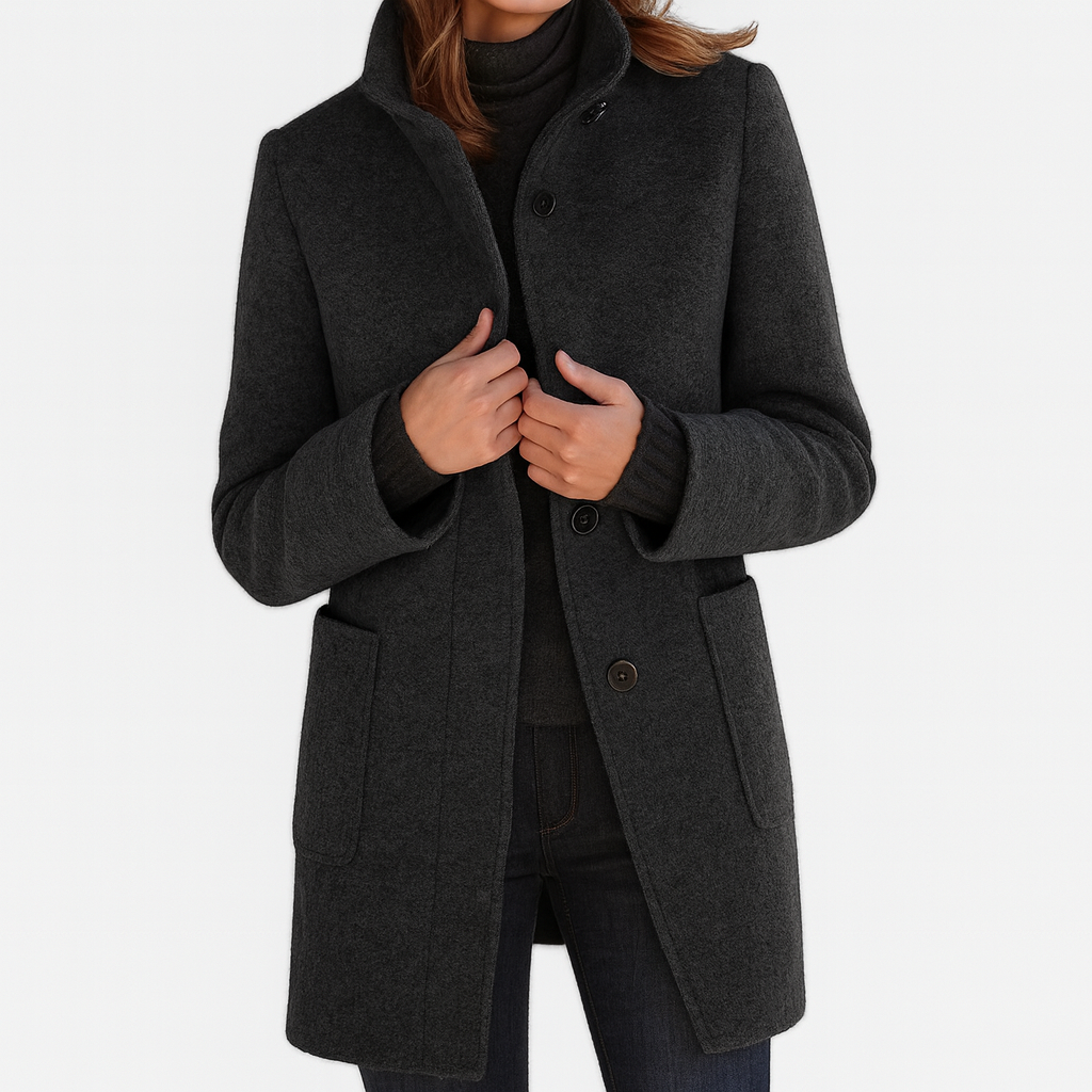 ZUZANA | Manteau pour femme avec col montant