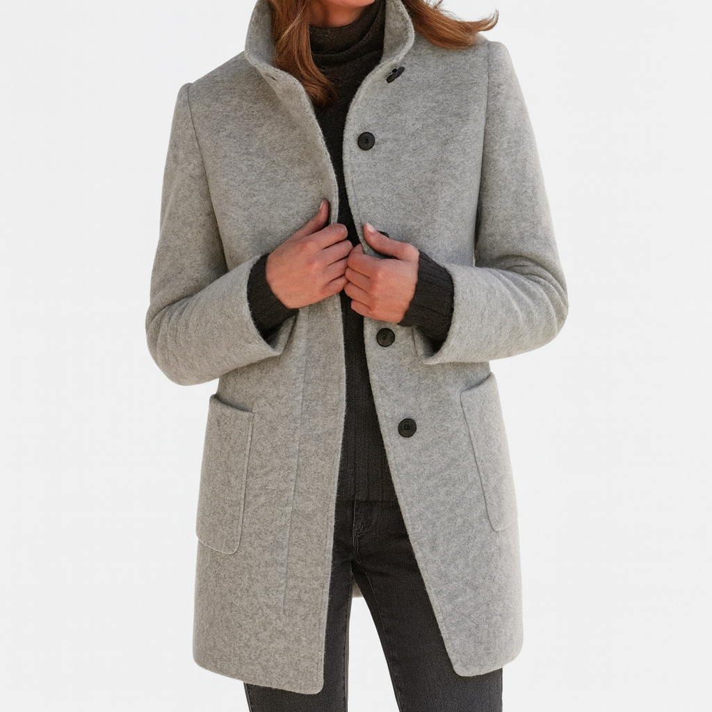 ZUZANA | Manteau pour femme avec col montant