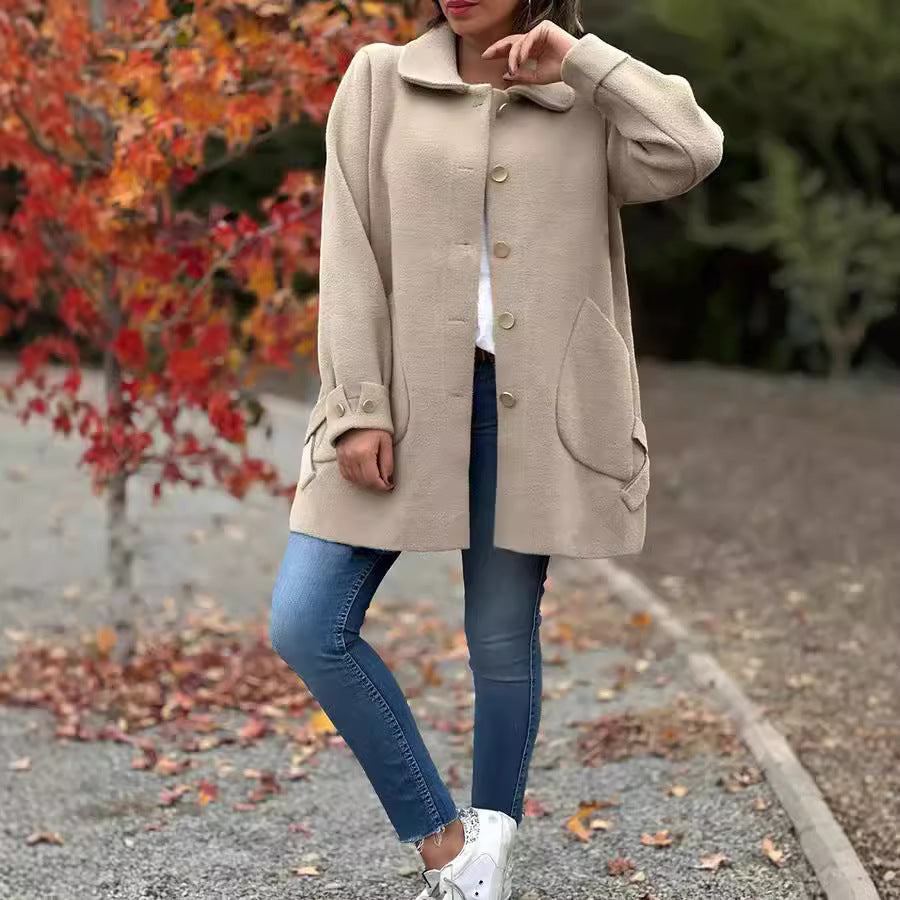 MOANA | Manteau classique oversize avec détails en forme de nœud