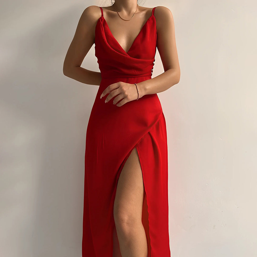 Robe Élégante Andrea pour Femme – Coupe qui Met en Valeur les Courbes du Corps, Polyvalente pour le Bureau et le Soir