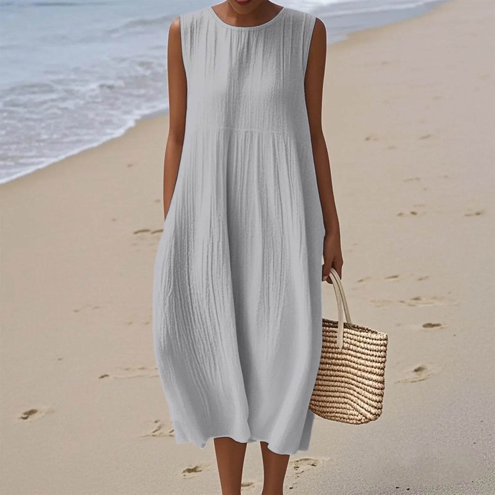 Robe Midi Sienna pour un Style d'Été Décontracté