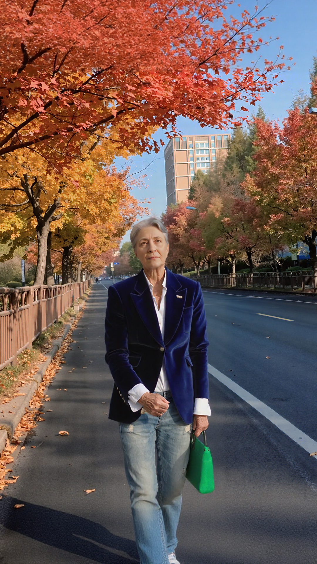 Sarmite - blazer en velours avec boutons