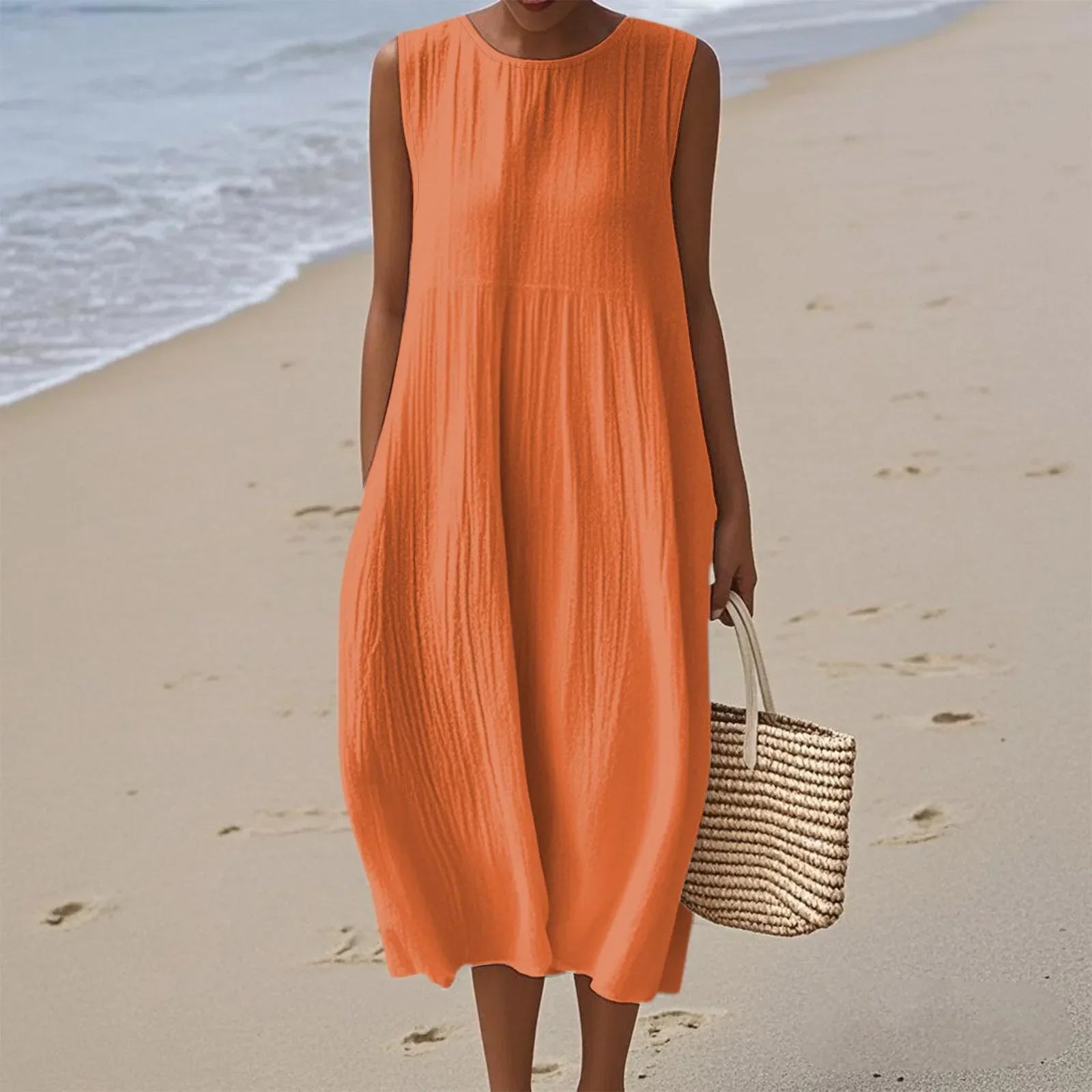 Robe Midi Sienna pour un Style d'Été Décontracté