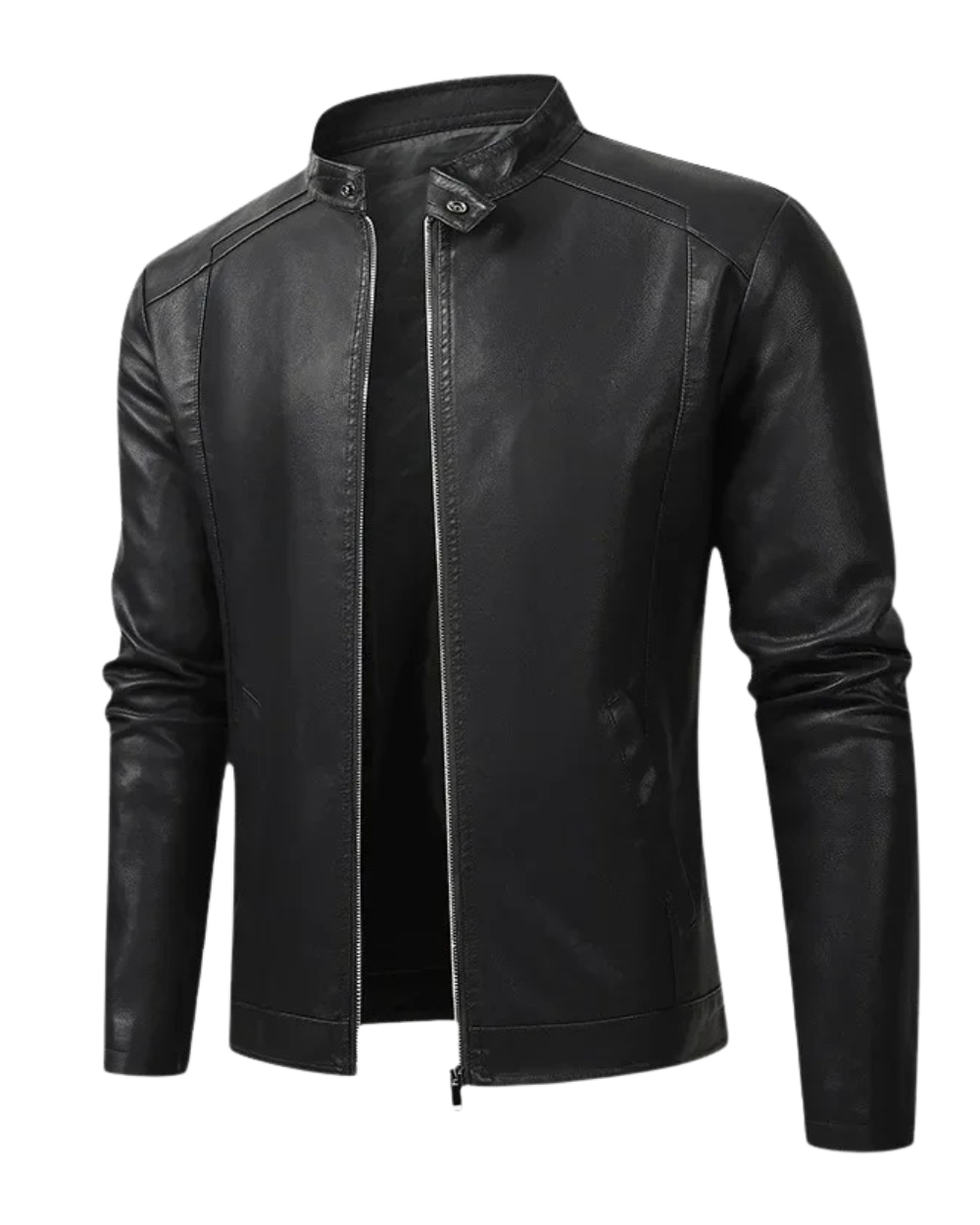 Veste en cuir élégante pour hommes