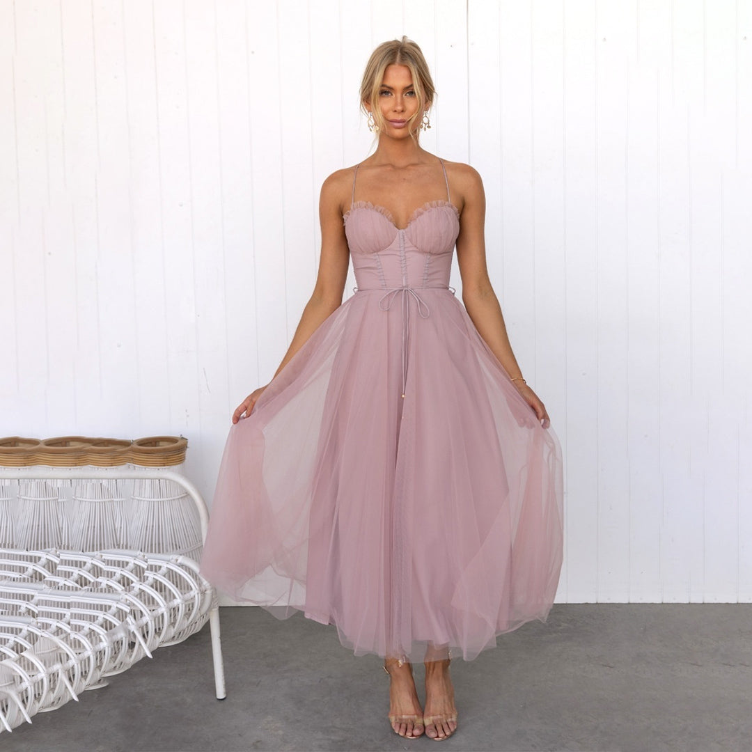 Robe Midi Femme Solana – Élégante, Ajustée et en Tissu Respirant pour les Jours Spéciaux
