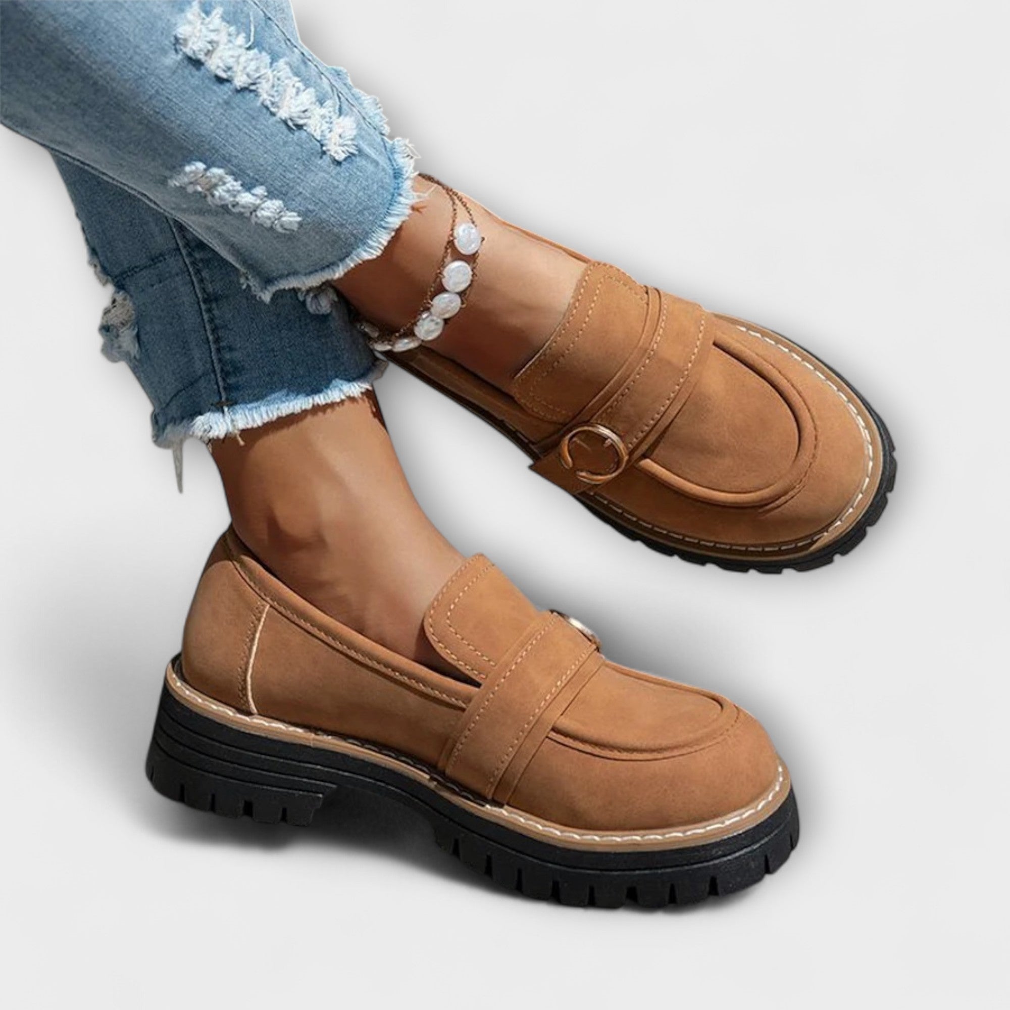 Lora – Mocassins Casual à Bout Rond