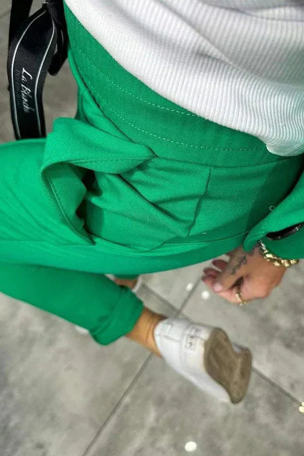 Isabelle | Ensemble personnalisé avec blazer doux et joggings décontractés