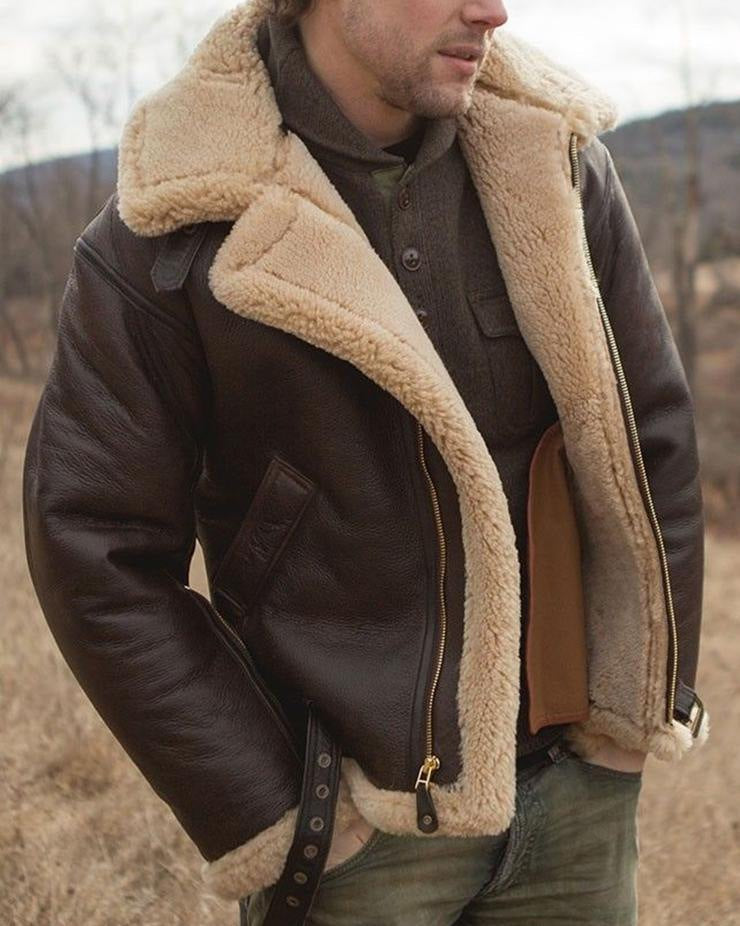 MAVERICK | Veste en cuir matelassée.