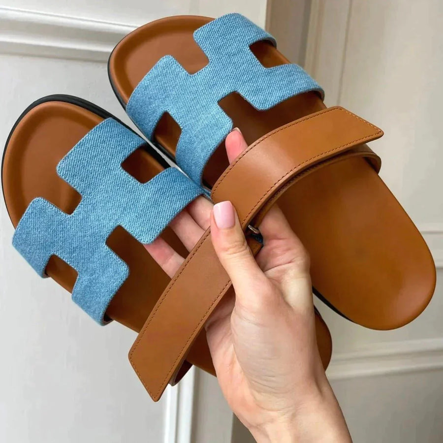 Sandales Femme Paula – Sandales Élégantes d'Été avec Sangles Réglables et Semelle Confortable