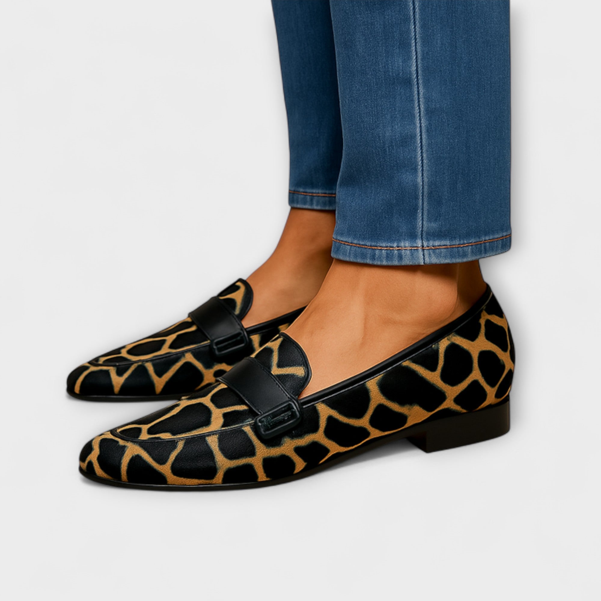 Wale - Leopard Print Moccasins