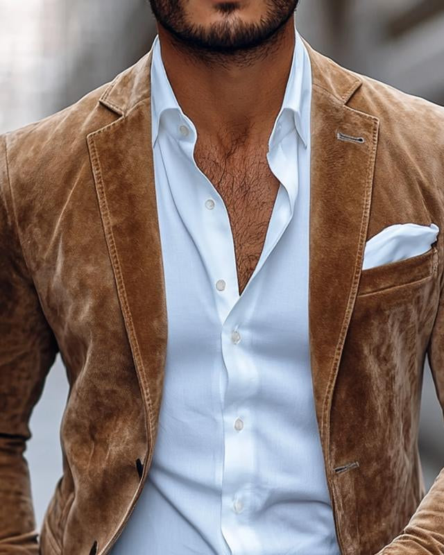 RICO | Veste décontractée en daim.