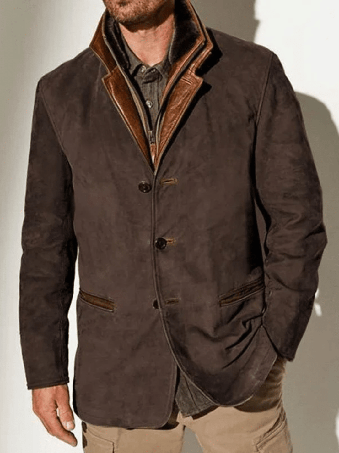 HECTOR | Veste en daim.