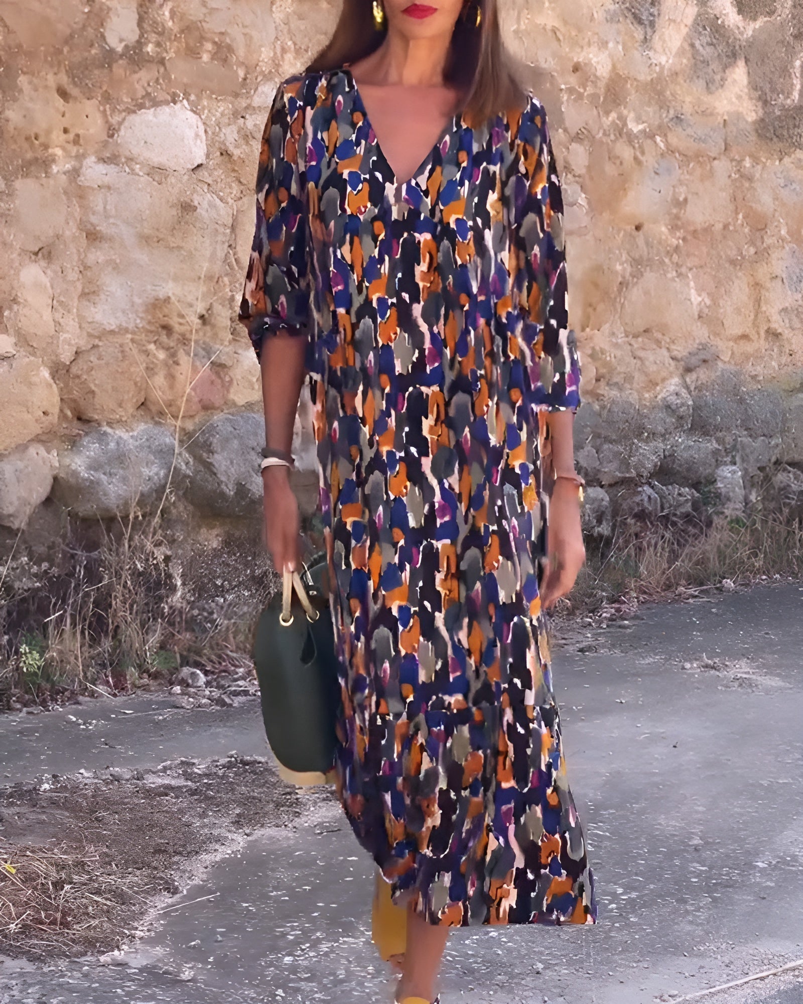 Laluna® Robe Vintage Col V