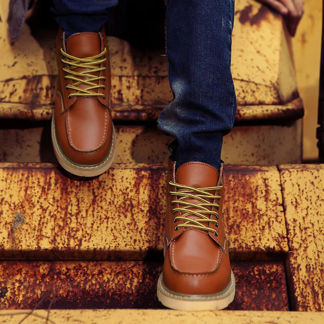 Cole™ | Bottes en cuir rétro