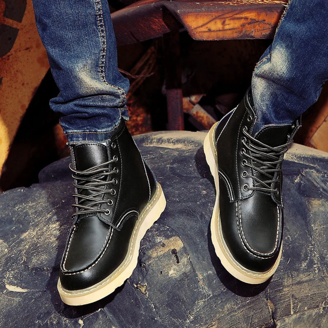 Cole™ | Bottes en cuir rétro