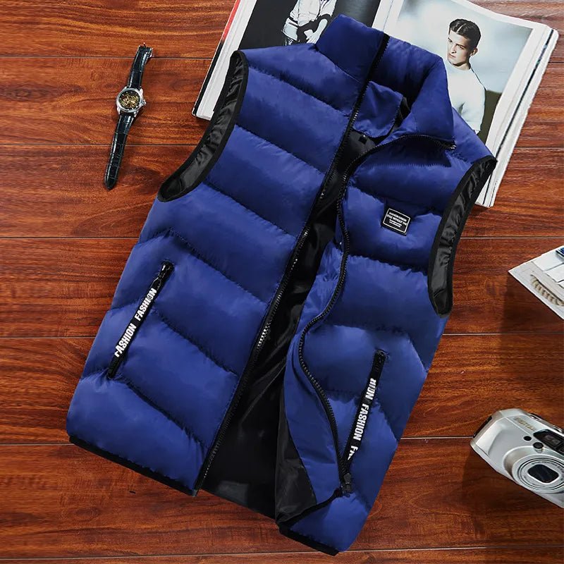 Clarence Gilet Matelassé Homme – Sans Manches, Isolation Thermique & Fermeture Éclair
