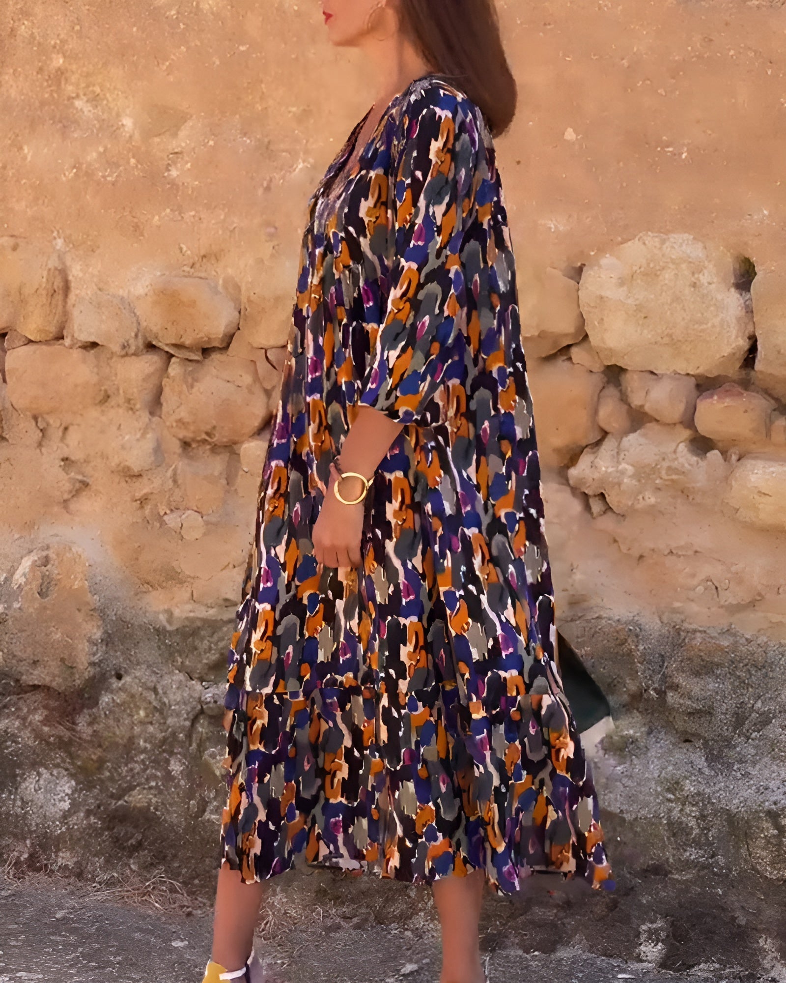 Laluna® Robe Vintage Col V