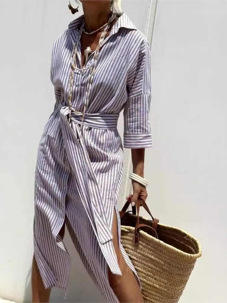 Laluna® Chemise Rayée Classique