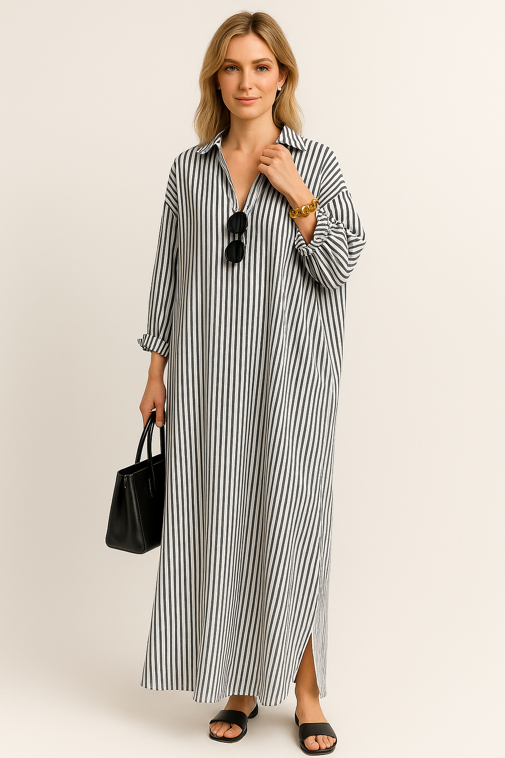 Luna | Robe Chemise Oversize Éthérée