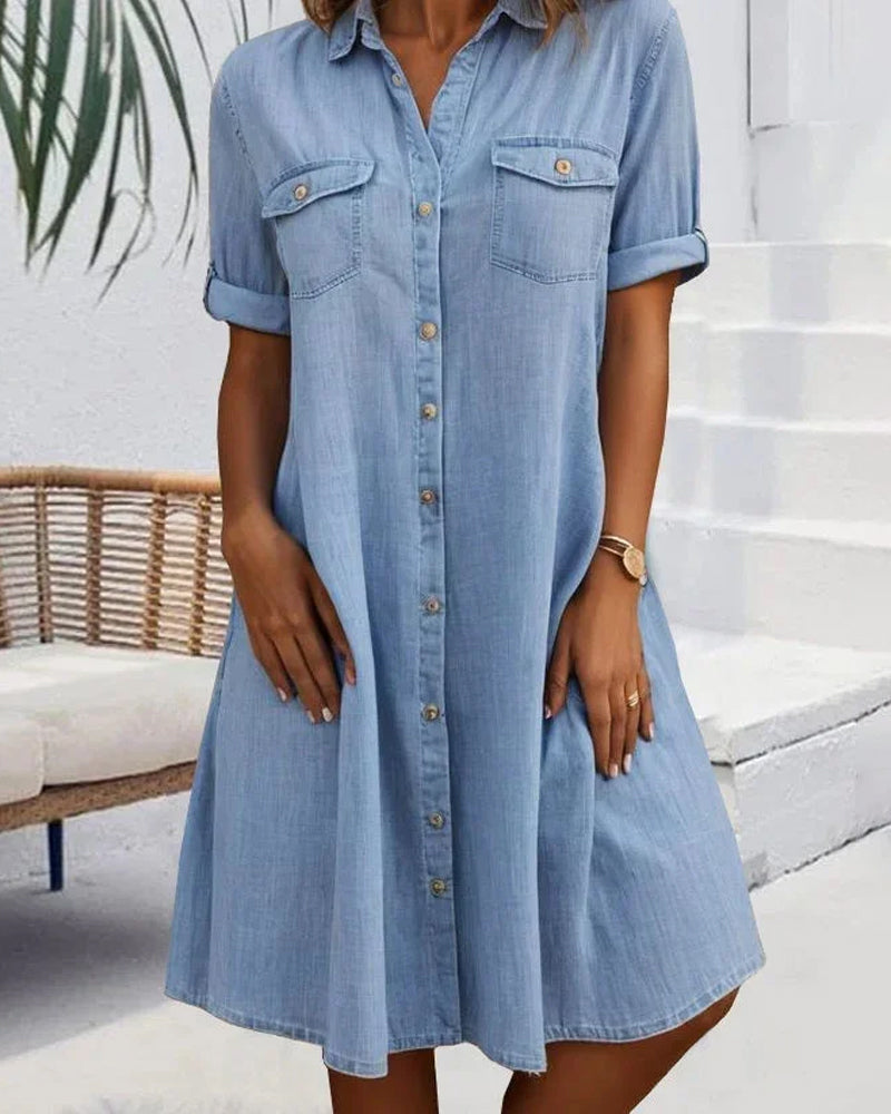 Luna | Robe en denim confortable