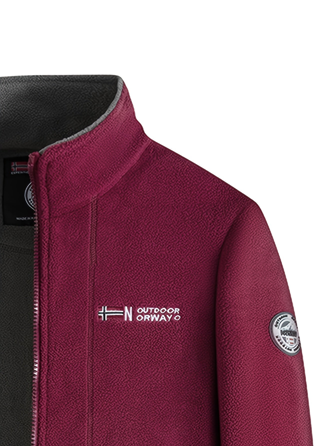 Julius Veste Polaire Outdoor Homme – Douce, Chaude & Légère avec Col Protecteur