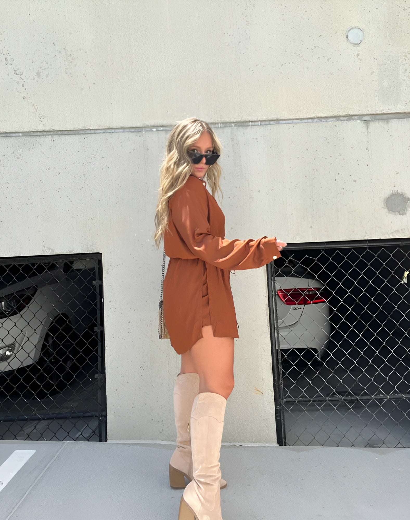 Laluna® Élégante Robe Combinaison Satin