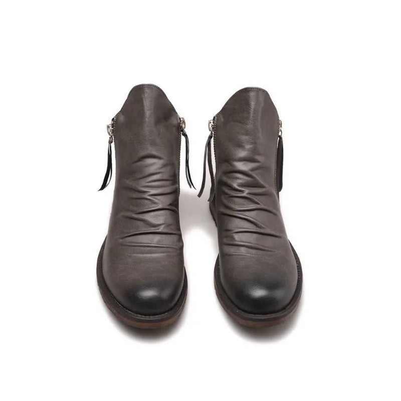 Owens™ | Bottines Chelsea en cuir véritable