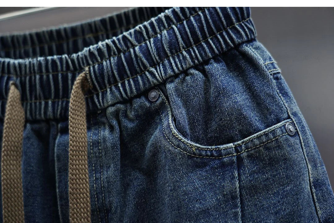 Laurent™ | Pantalons Baggy en Denim avec Ceinture Ajustable