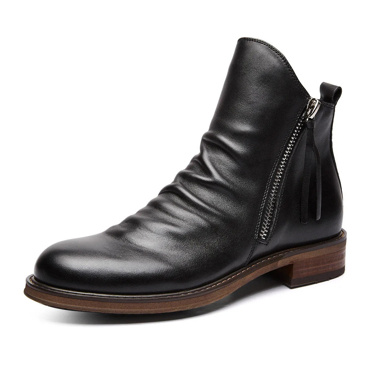 Owens™ | Bottines Chelsea en cuir véritable