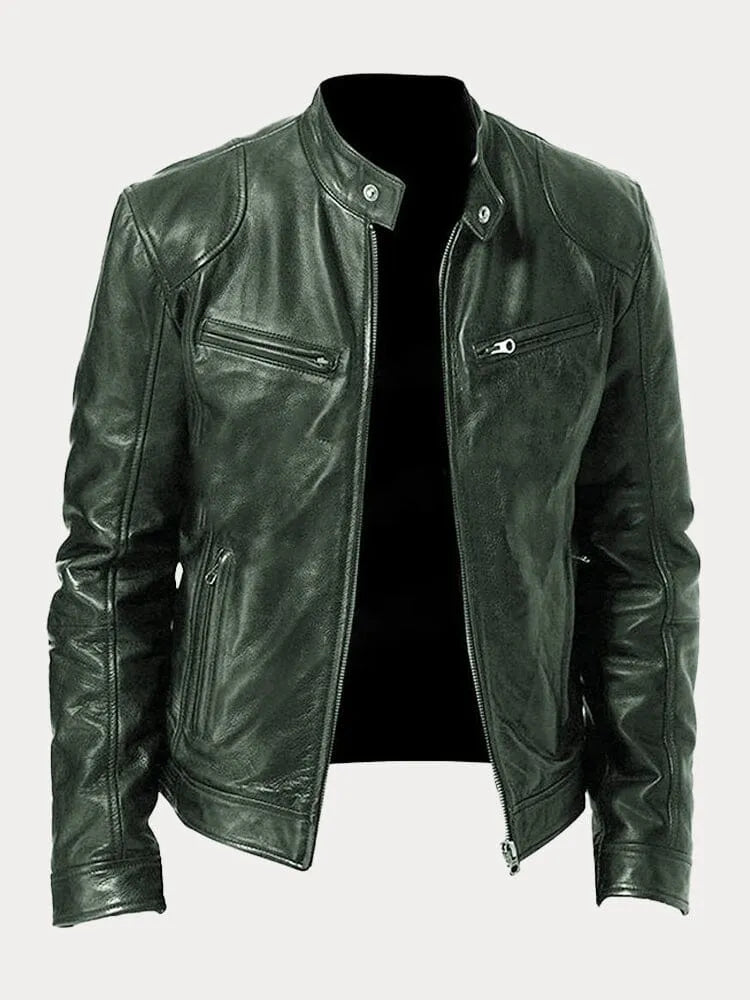 SCOTT | Veste en cuir de saison.