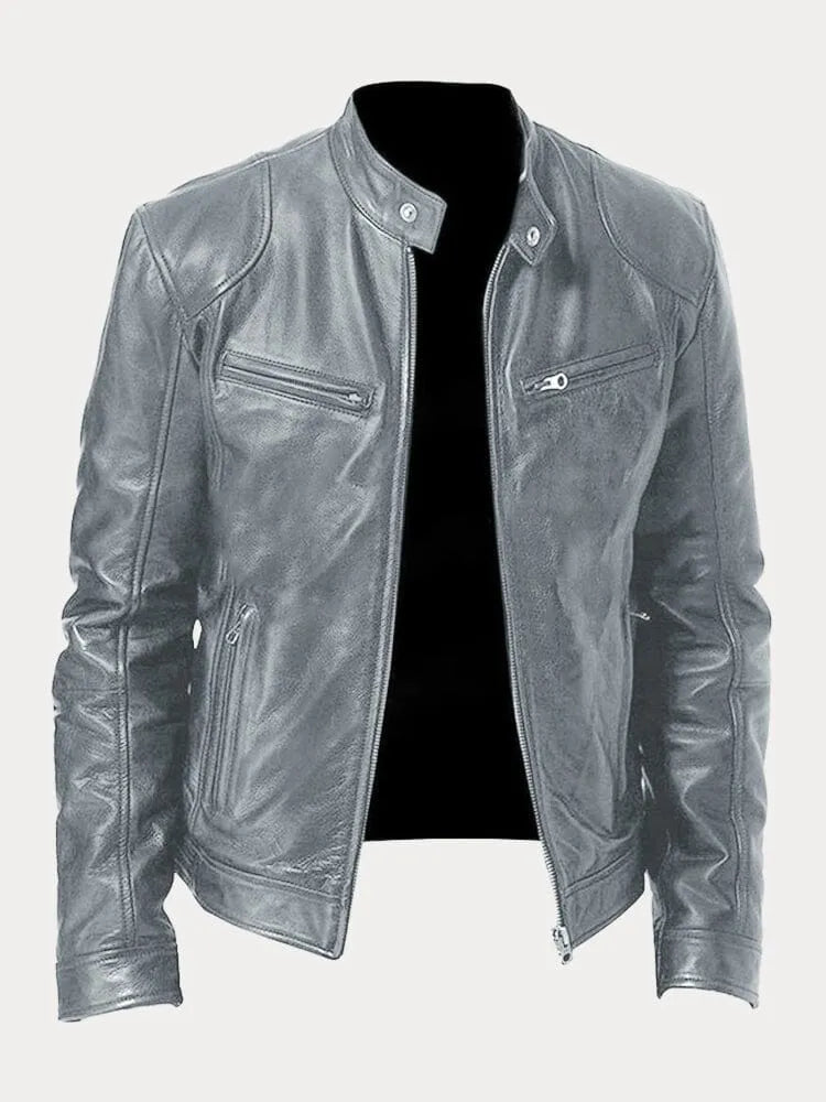 SCOTT | Veste en cuir de saison.
