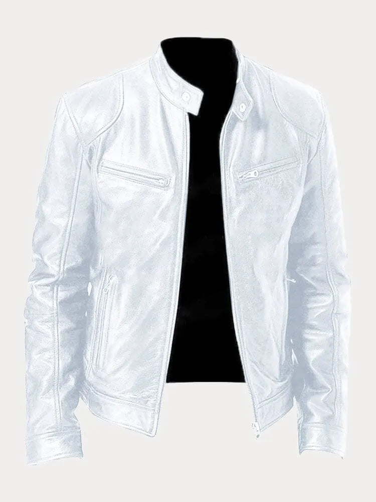 SCOTT | Veste en cuir de saison.