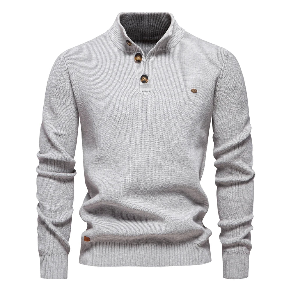 MIRAVO | Pull homme avec design à boutons