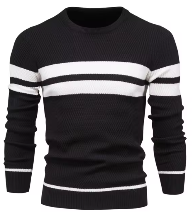 MIRAVO | Pull élégant pour homme avec motif à chevrons