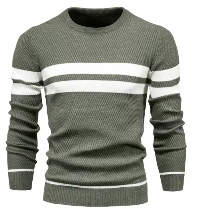 MIRAVO | Pull élégant pour homme avec motif à chevrons