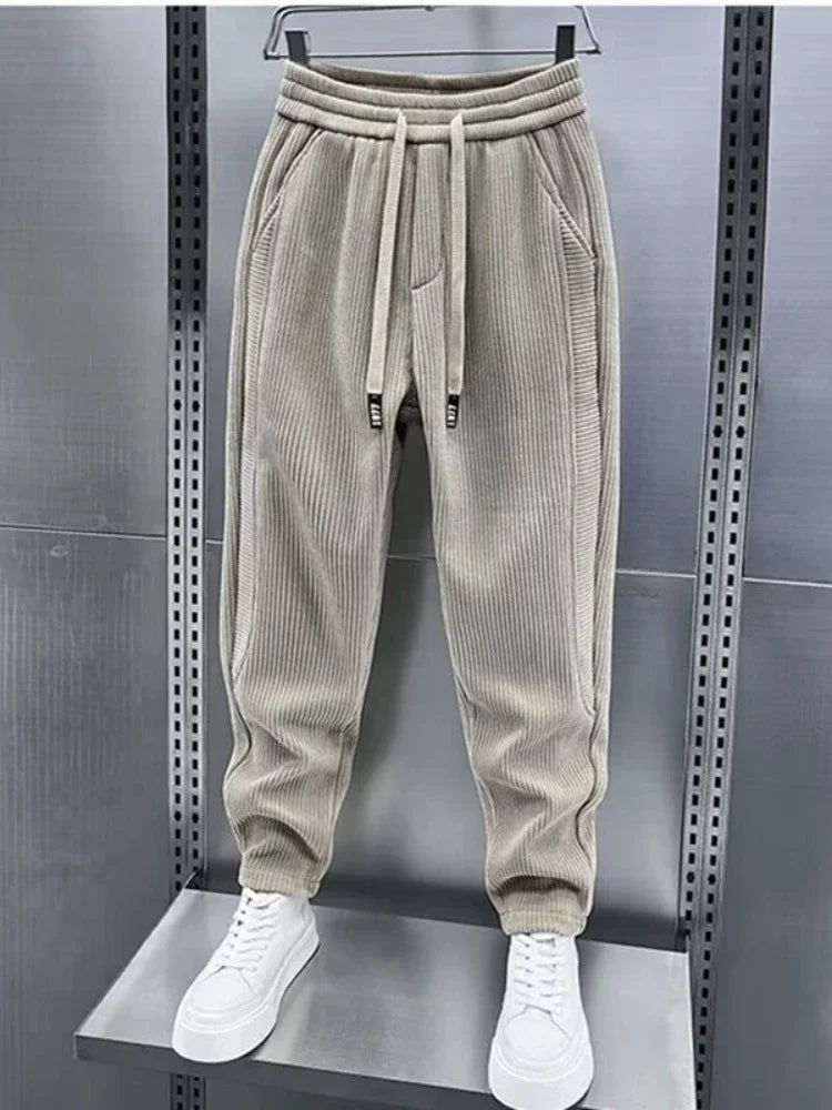 Laurent™ | Pantalons Côtelés au Design Contemporain