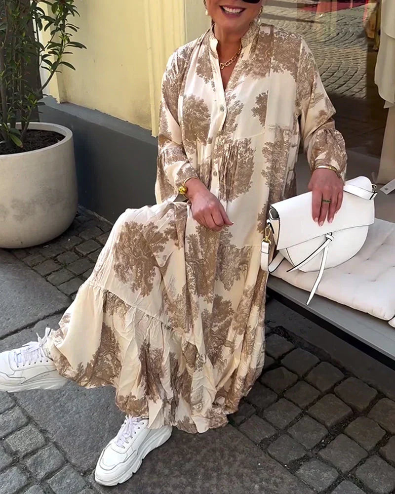 Luna | Élégante Robe à Coupe Fluide