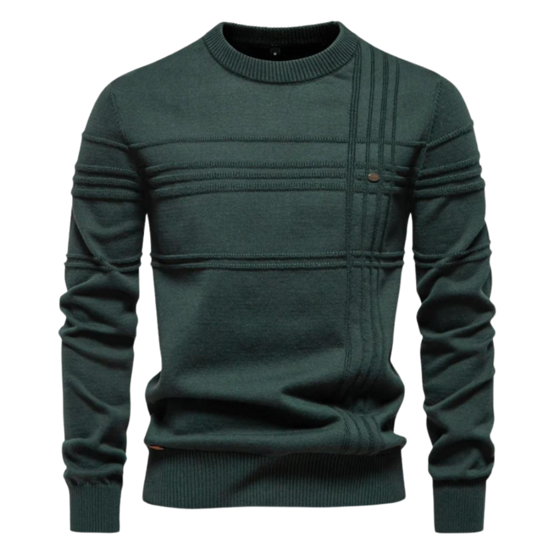 MIRAVO | Pull élégant pour homme à motif à carreaux