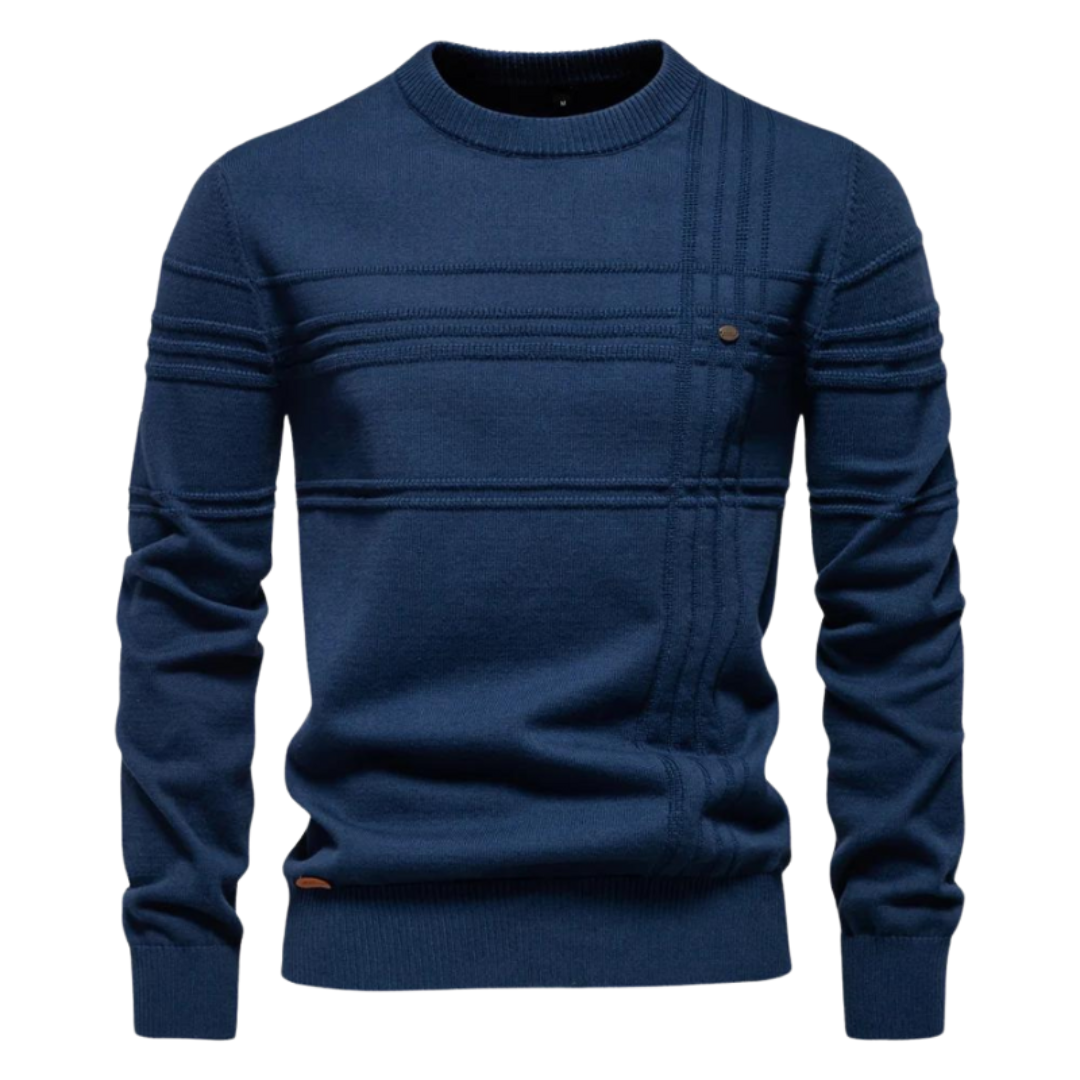 MIRAVO | Pull élégant pour homme à motif à carreaux