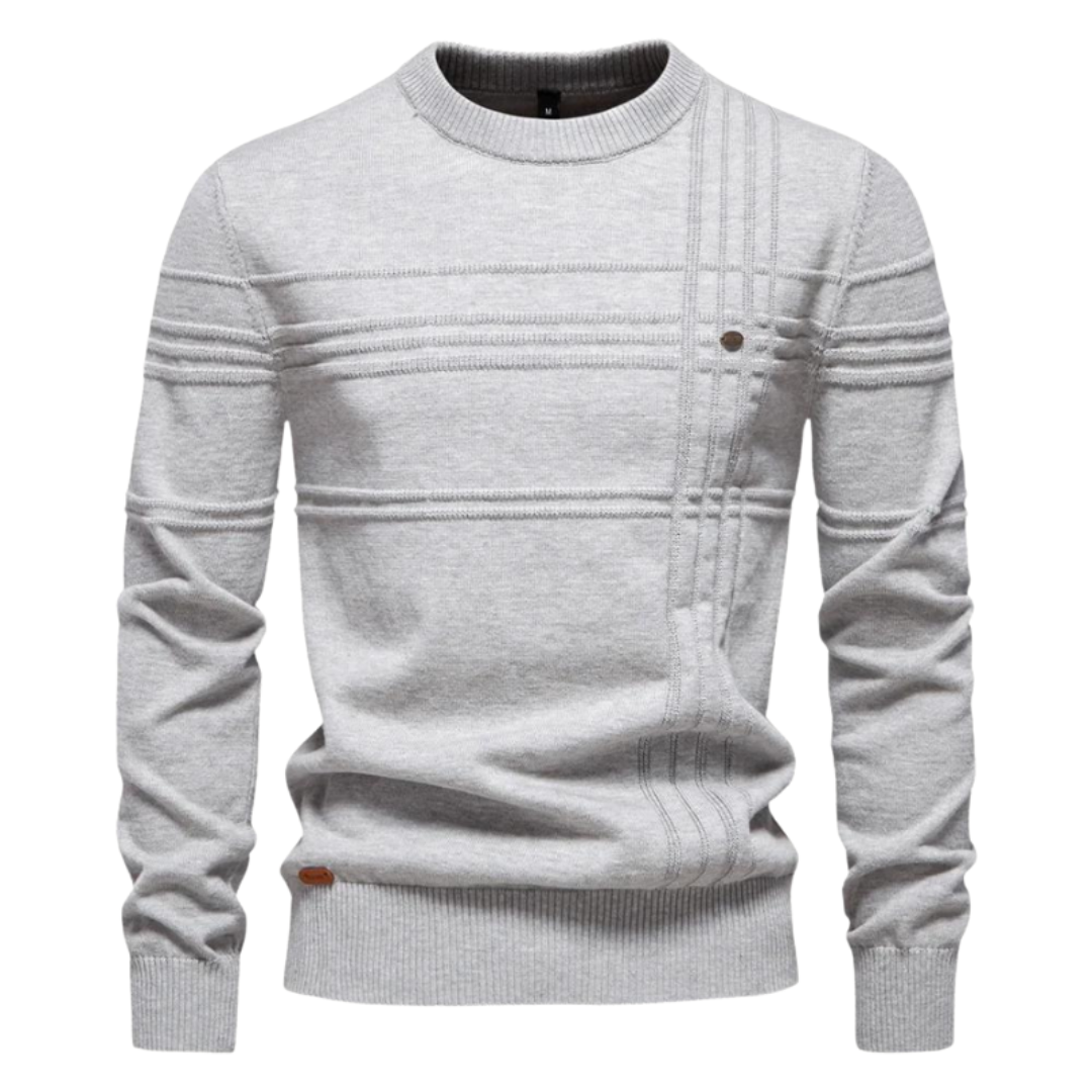 MIRAVO | Pull élégant pour homme à motif à carreaux