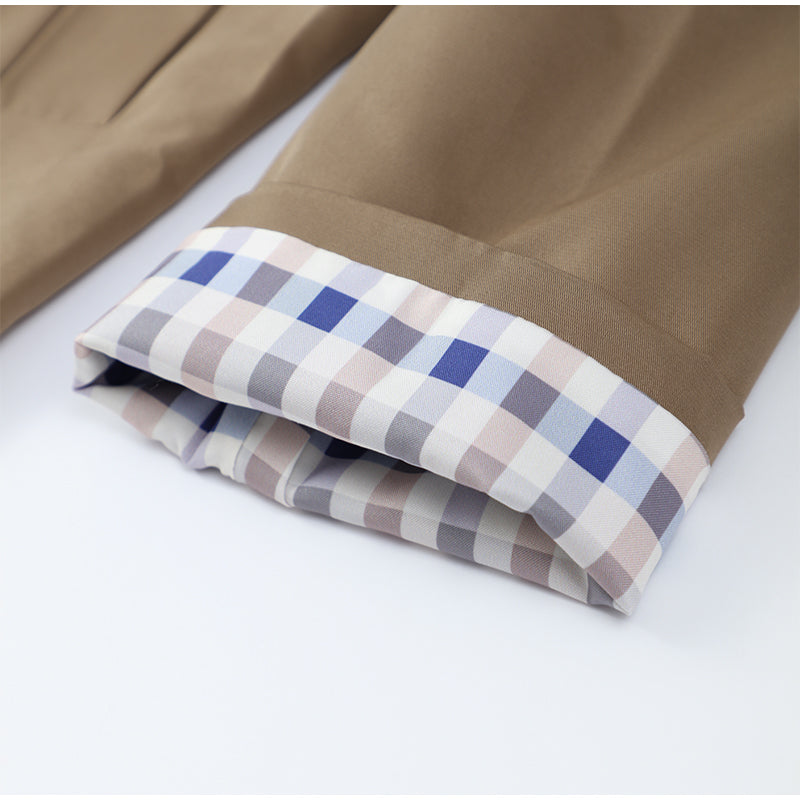 Sofia - Manteau à Carreaux de Luxe Intemporel