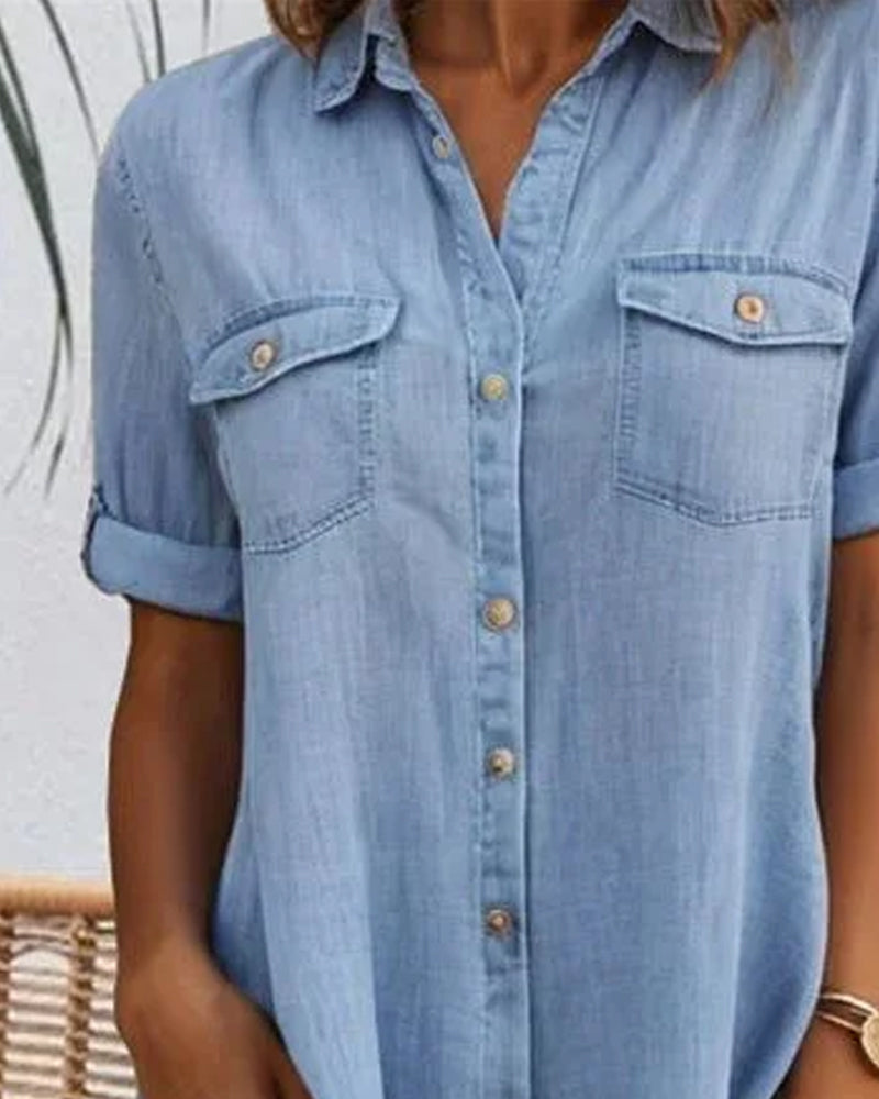 Luna | Robe en denim confortable