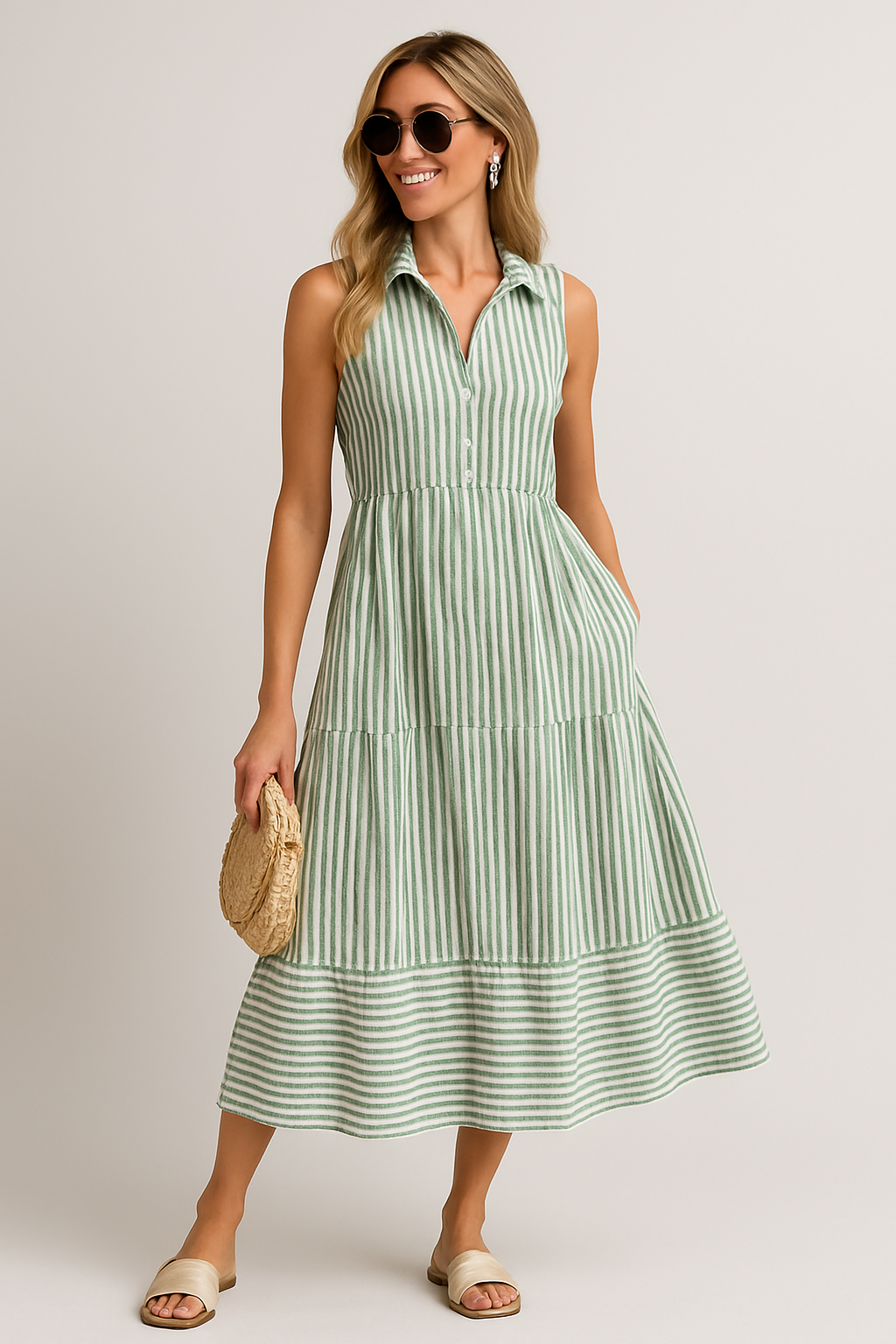 Luna | Robe Chemise Vintage