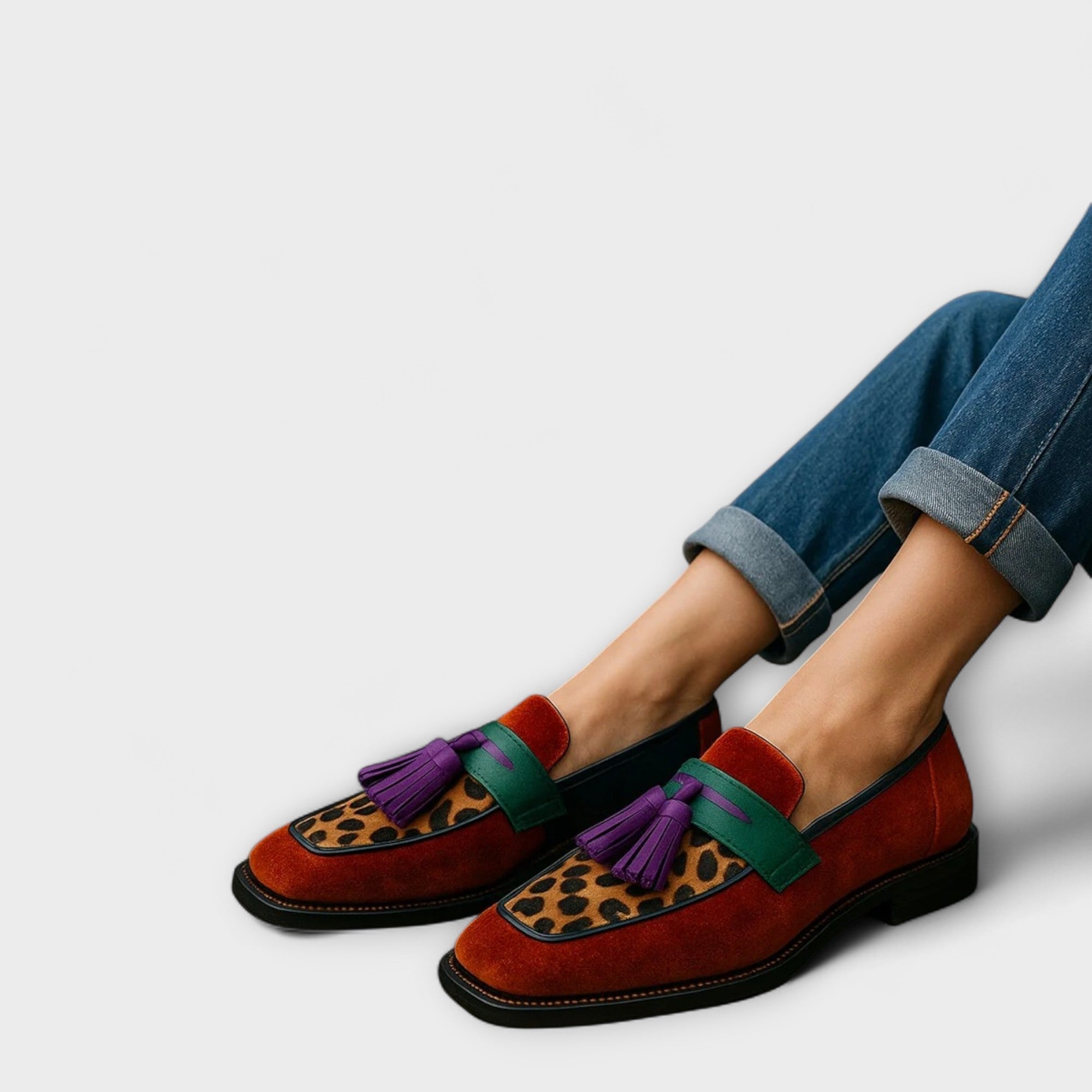 Ione – Multicolored Moccasins
